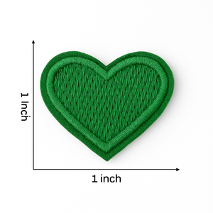 100 Parches Termoadhesivos Mini Corazón de 1 Pulgada, 10 Colores Surtidos, Apliques Bordados de Amor para Ropa y Bolsos - Product Image 6