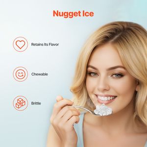 Nugget <b>Ice</b> <b>Maker</b> 33lbs/24H Countertop Oven with Self-Cleaning Stainless Steel Chewable <b>Ice</b> <b>Maker</b> Featuring Scoop Drip Tray - Product Image 5