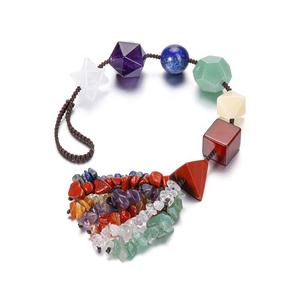 Ornement mural de haute qualité en cristal, solides géométriques platoniques, décoration suspendue, pierre de guérison des 7 chakras, pierre de reiki, yoga, énergie, décoration de voiture - Product Image 5