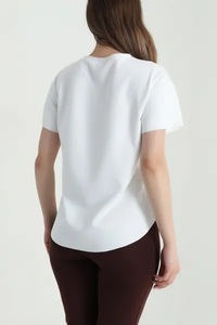 Ever Glow - Camiseta de Manga Larga de Alta Calidad para Mujer, Personalizada, de Poliéster/Algodón, Cuello Personalizado, Talla Grande - Product Image 3