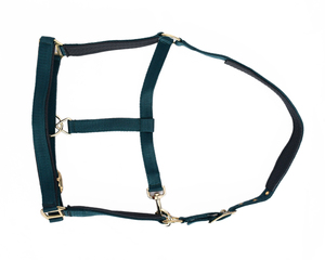 Harnais de luxe pour chevaux en tissu nylon néoprène, confortable et durable, pour utilisation en écurie. - Product Image 2