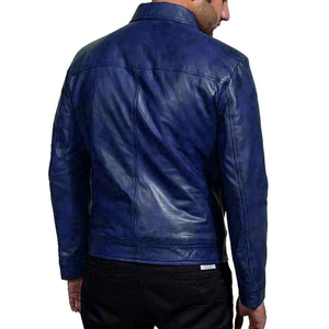 Custom Design Men Genuine <b>Leather</b> <b>Jacket</b> Motorcycle Biker Style Cowhide <b>Winter</b> Warm <b>Jacket</b> Wholesale Factory - Product Image 3