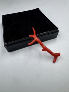 ลูกปัดปะการังแดงอิตาลีทรงกิ่งไม้ ดีไซน์หรูหรา สำหรับทำเครื่องประดับ รูปทรงต้นไม้ คุณภาพสูง - Product Image 2