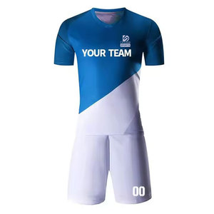 Uniforme de Fútbol Personalizado de Alta Calidad, Secado Rápido, Transpirable y Ecológico, Cuello Redondo, para Hombre, 100% Poliéster, Servicios OEM al por Mayor - Product Image 1