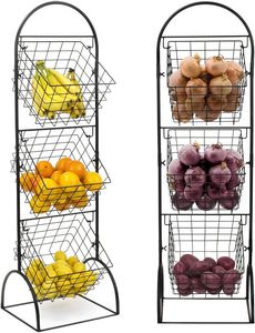 Large Capacity Metal Fruit <b>Basket</b> for Kitchen Countertop Storage Organizer Dining <b>Table</b> Centerpiece Modern Home Decor - Product Image 6
