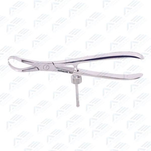 25 cm Fine Quality Orthopedic <b>Bone</b> Reduction Forceps Curved Stainless Steel <b>Surgical</b> Medical <b>Instruments</b> for <b>Bone</b> Fragment - Product Image 3