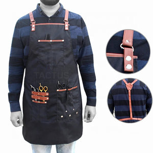 Affordable Price Durable Barber <b>Aprons</b> Premium <b>Leather</b> Fabric Salon Comfortable Fit Barber <b>Aprons</b> - Product Image 4