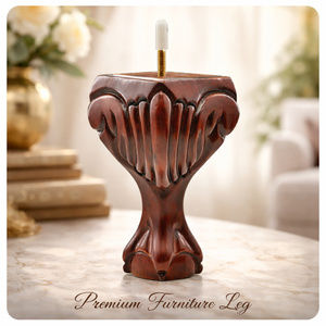 Custom Solid Wood Carved T Shape Heavy Duty <b>Sofa</b> <b>Legs</b> Vintage Furniture <b>Replacement</b> Feet Hardware Kit Easy Installation <b>for</b> - Product Image 5