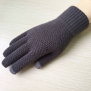 Winter Cycling Outdoor Casual Jacquard Knitted Touchscreen <b>Gloves</b> Full Finger Thickened <b>Wool</b> Warm Winter <b>Wool</b> <b>Gloves</b> - Product Image 5