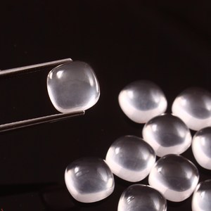 6X6MM Natural Rose Quartz Square <b>Cushion</b> Cabochon Flat <b>back</b> Calibrated Loose Gemstone Jewelry Making Wholesale Lot - Product Image 2