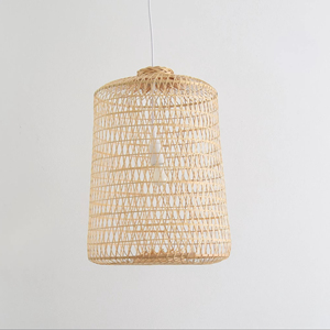 Factory Direct Handmade Bamboo Pendant Lamp Large Woven Asian Light Fixture Eco Friendly Vietnam Supplier OEM - Product Image 1