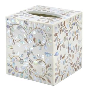 Caja de pañuelos de lujo con incrustaciones de hueso, la más vendida, para decoración de dormitorio, baño y mesa, disponible en grandes cantidades. - Product Image 6