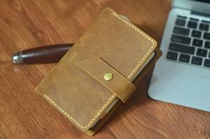 Stylish Heavy Duty Smell Proof Leather Notebook Cover <b>A5</b> Journal Case Refillable Organizer Protection for Business LNBC-0116 - Product Image 3