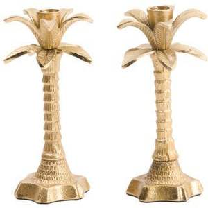 Handcrafted Brass Coconut <b>Tree</b> Shape Candle Stand Antique Finish <b>Decorative</b> Diya Holder for Home Temple Wedding <b>Decor</b> Gift Item - Product Image 5