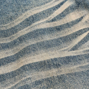 Jean en denim déchiré évasé coupe bootcut vintage épais 14 oz effet usé pour homme, style streetwear, vente en gros - Product Image 5