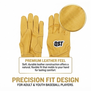 Custom Logo Youth Adult Baseball Batting Gloves Shock Absorption Double Baseball Gloves Baseball <b>Game</b> Gloves Training Gear - Product Image 4