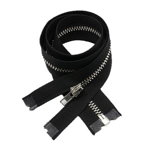 5# Double Open Metal <b>Zipper</b> for Clothing Bags High Quality Custom Metal <b>Zipper</b> - Product Image 1
