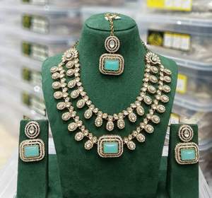 Luxury Stainless Steel Jewelry Sets Celebrity-Inspired Imitation Pearl Natural Stone Collection High Quality Bulk Prices - Product Image 1