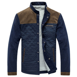 Comfortable Winter Men's Bomber <b>Jacket</b> Canvas <b>Slim</b> <b>Fit</b> Full Sleeves Waterproof Eco-Friendly High Quality Street Style Adult Size - Product Image 1