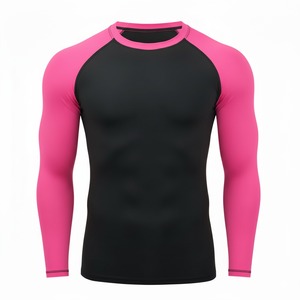Custom Sublimated <b>Compression</b> Rash Guard - <b>Long</b> <b>Sleeve</b> BJJ Training Workout <b>Shirt</b> for Men - Product Image 2