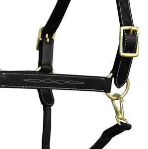 Harnais de cheval en nylon 100% authentique de haute qualité, design anatomique, surpiqûres fantaisie, boucles en acier inoxydable, course d'endurance - Product Image 4