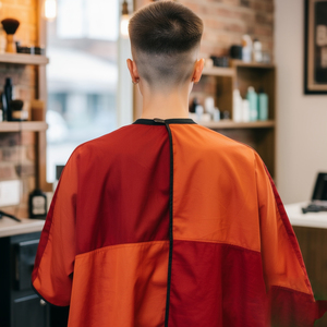 Cape de Barbier Professionnelle Multicolore avec Fermeture de Cou Ajustable, Robe de Salon Durable - Product Image 5