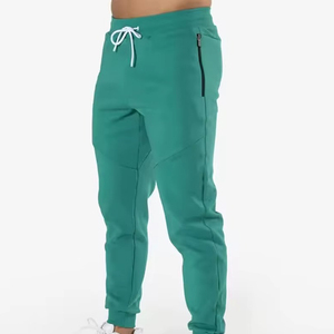 Chándal con Capucha Color Verde Azulado para Hombre, Sudadera Informal de Color Sólido con Bolsillos Laterales, Transpirable, para Otoño 2026 - Product Image 3