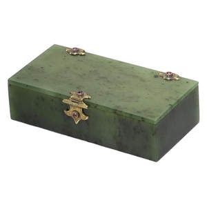 Hot selling Luxury Resin <b>Black</b> and Brown Decorative <b>Storage</b> <b>Box</b> with Geometric Design and Gold Handle Premium Home Decor Piece - Product Image 4