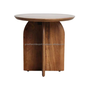 Modern <b>Solid</b> Mango <b>Wood</b> Coffee Table for Living Room Minimalist Design Made in Rajasthan - Product Image 1