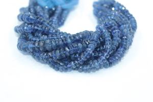 Perles facettées rondes en Iolite bleue de qualité supérieure AAA, 4-8 mm, perles d'Iolite naturelle pour la fabrication de bijoux, perles en gros - Product Image 3