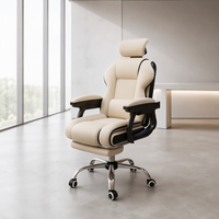 Chaise de bureau exécutive inclinable confortable, pivotante et réglable en hauteur pour de longues périodes de travail assis