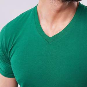 Camisetas Personalizadas de Algodón 100% Tejido para Hombre, Estilo Urbano y Deportivo, Corte Regular, Bordadas, de Verano, Fabricante OEM ODM, Secado Rápido - Product Image 3