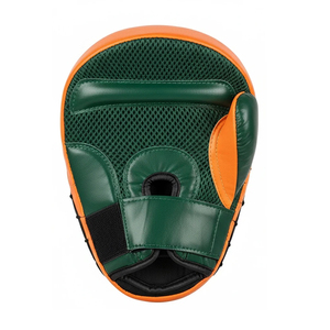 Best Quality White Gold Boxing <b>Focus</b> <b>Pads</b> Pu Leather Curved Target <b>Pads</b> for Training Sparring MMA Muay Thai Kickboxing <b>Focus</b> Mit - Product Image 3