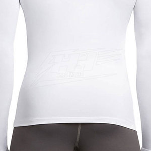 Camiseta de compresión para hombre hecha de poliéster para culturismo, ropa deportiva de compresión para hombre - Product Image 5