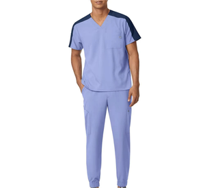 Hospital Medical <b>Scrubs</b> Set Unisex Comfortable Breathable Nursing Uniform Doctor Clinic Daily Workwear Outfit - Product Image 1