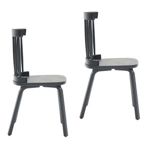 Meravigliose Sedie da Pranzo Windsor in Quercia, Set di 2 per Soggiorno di Villa - Product Image 4