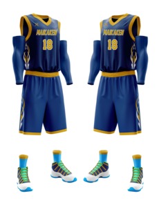 Conjunto de Uniforme de Baloncesto de Manga Corta, 100% Poliéster Transpirable, Color Sólido, con Logotipo Frontal y Nombre del Equipo Personalizado - Product Image 2