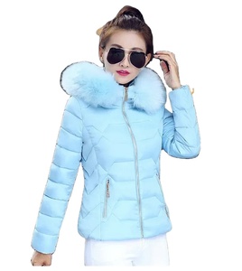 Chaqueta de invierno con Cuello de piel de mapache Artificial 2025, ropa de invierno y otoño para mujer, Parkas de alta calidad, prendas de vestir, abrigos para mujer - Product Image 2