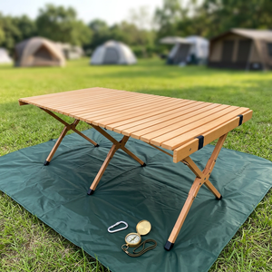 Mesa de Camping Plegable Portátil, Mesa de Picnic Ligera para Exteriores, Bolsa de Transporte, Compacta, para Senderismo, Playa, Barbacoa, Viajes, Muebles de Exterior - Product Image 3