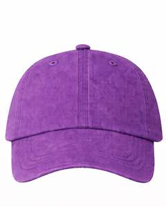 Gorra de Béisbol de Algodón Morado Violeta, Lisa, Ajustable, Unisex, Informal, Transpirable, Cómoda, Personalizable, de Primera Calidad - Product Image 1