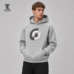 Top Quality Men Oversized Pullover Cotton Unisex Heavy weight Hoody Wholesale Customizable <b>3D</b> Puff Printing logo <b>Hoodies</b> for Men - Product Image 5