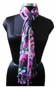 7 Stripes Scarves Multicolor Striped Scarf Women <b>Men</b> Lightweight Fashion <b>Shawl</b> Wrap Boho Casual Travel Outfit Gift Accessory Top - Product Image 6