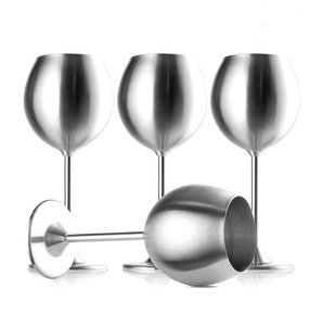 Set 2Pcs Copper Silver Modern Break Resistant Party <b>Goblet</b> Western Drinking <b>Glass</b> <b>goblet</b> Decorative Home Tabletop Wine <b>Glass</b> - Product Image 4