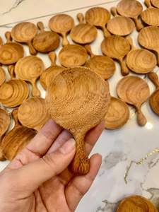 Proveedor de cucharas de madera artesanales de Vietnam, material de madera natural para cucharas de café y té, servicio de grabado. - Product Image 6