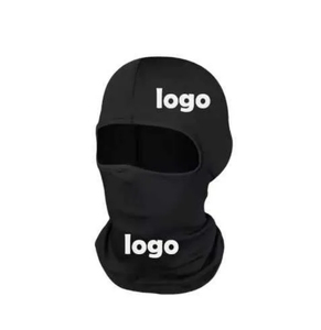 Balaclava personnalisée avec logo, couleur unie, tricotée, masque de ski, usage extérieur, unisexe adulte, tour de tête 56-58 cm - Product Image 1