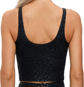 Soutien-gorge de sport sans couture à séchage rapide pour femme, bretelles croisées, maintien moyen, respirant, en Spandex/Nylon, idéal pour le yoga et le fitness - Product Image 3