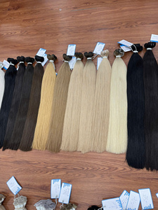 ราคาขายส่ง สี # ผมเวียดนามแท้แบบเวฟท์ 613 เส้น ไม่พันกัน ไม่หลุดร่วง ผมดิบแบบเป็นมัด ไม่หลุดร่วง ไม่พันกัน - Product Image 3