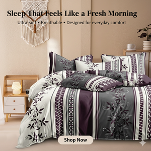 Juego de Ropa de Cama de Poliéster Moderno Tejido Tamaño King, Fundas de Almohada Resistentes a las Arrugas, 400 Hilos, Fácil Cuidado, para el Mercado de EE. UU. y Reino Unido - Product Image 2