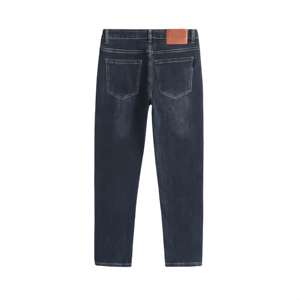 Jean décontracté pour homme de haute qualité, coupe droite, taille élastique, ample, doux et respirant, taille mi-haute, idéal pour l'été et l'automne - Product Image 4