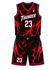 Maillots et shorts de basket-ball personnalisés en direct d'usine, ensemble uniforme de basket-ball sublimé pour les clubs sportifs, les écoles et les équipes - Product Image 1